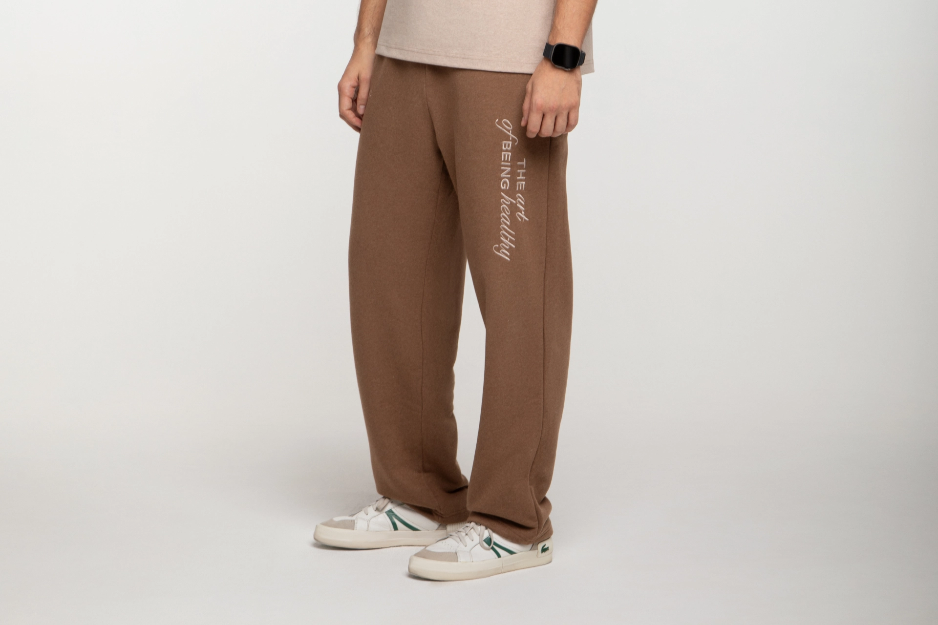Nohavice, unisex, hnedé